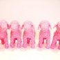 5 X VICTORIA SECRET PINK POLKA DOT MINI DOG NEW