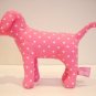 5 X VICTORIA SECRET PINK POLKA DOT MINI DOG NEW