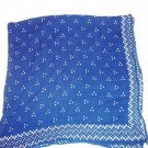 HOLLISTER WOMEN NAVY COTTON SCARF FASHIONABLE NEW 30"