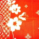 HOLLISTER WOMEN ORANGE FLORALS COTTON SCARF FASHIONABLE