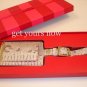 VICTORIA SECRET PYTHON LUGGAGE TAG SNAKE SKIN RARE NEW