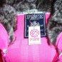 VICTORIA SECRET PINK BLING INVITE ONLY HOODIE W/FUR L