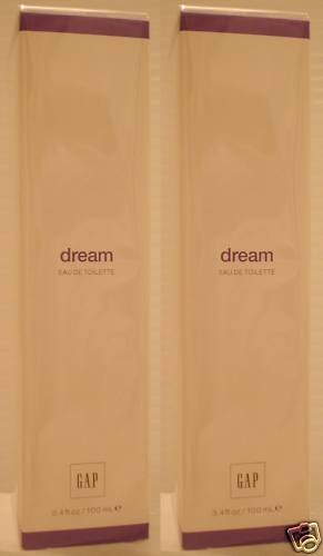 2x GAP DREAM EAU DE TOILETTE MADE IN USA 100 ml / 3.4oz