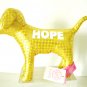 NEW VICTORIA SECRET PINK METALLIC MINI DOG GOLD 2009