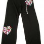 VICTORIA SECRET PINK BLING HEART STONES SWEATS PANTS M