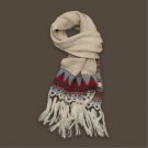 NEW HOLLISTER WOMEN VERY SOFT CREAMY SCARF FASHIONABLE