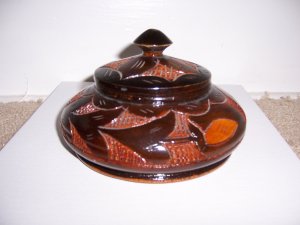 Wooden jar
