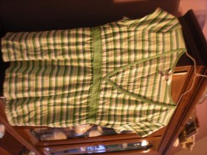 Aeropostale Juniors Green Striped Tunic - XL