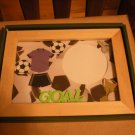 Handcrafted Soccer Photo Picture Frame