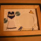 Handcrafted Cheerleading Photo Picture Frame