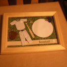 Handcrafted Baseball Photo Picture Frame