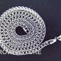 Men's Cuban Polished Steel Necklace Chain 40" inche
