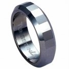 Inori Tungsten Carbide Comfort feel Diamond-cut Ring 11