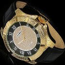 Ice Ice By Icetime 50 MM 10 Diamonds Yellow Gold Watch