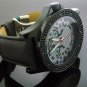 King Master Round 12 Diamond 52 MM Tiger Face Watch
