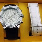Men's Ice Ice by Icetime Round 8 Genuine Diamond Watch "WOW"