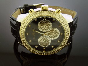 New Ice Ice By Icetime 45 MM10 Diamond Yellow Gold Case