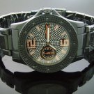 King Master 12 Diamond 48M Round Black tone Case watch