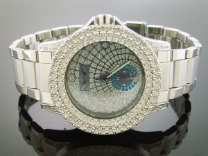 King Master 12 Diamond 50MM Round Case with CZ on the Face watch