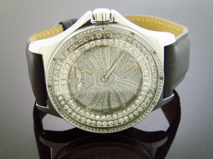 King Master 12 Diamond 50MM Round Case with CZ on the Face watch