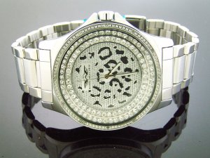 King Master 12 Diamond 50MM Round Case with CZ on the Face watch