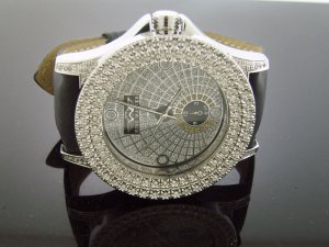 King Master 12 Diamond 50MM Round Case with CZ on the Face watch