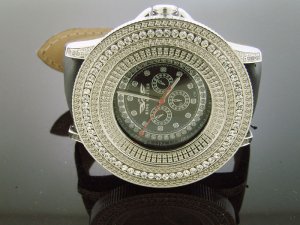 King Master 12 Diamond 50MM Round Case with CZ on the Face watch
