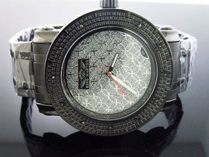 King Master 12 Diamond 48M Round Black tone Case watch