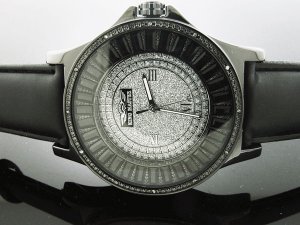 King Master 12 Diamond 48M Round Black tone Case watch