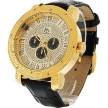 New Techno Master 12 Diamond Watch TM-2132 YELLOW GOLD