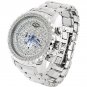 New Grand Master Stainless steel 1.50CT Diamond Watch