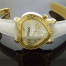 Swiss Master By KM Large Heart 12 Diamonds Watch