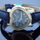 Swiss Master By KM Large Heart 12 Diamonds Watch