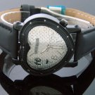 Swiss Master By KM Large Heart 12 Diamonds Watch