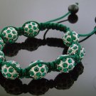 Unisex Big Bead CZ Shamballa Bracelet 12MM 8Inch