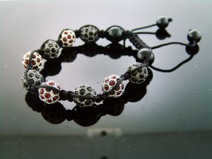 Unisex Big Bead CZ Shamballa Bracelet 12MM 8Inch