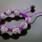Unisex Big Bead CZ Shamballa Bracelet 12MM 8Inch