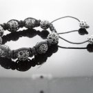 Unisex Big Bead CZ Shamballa Bracelet 12MM 8Inch