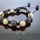 Unisex Big Bead CZ Shamballa Bracelet 12MM 8Inch