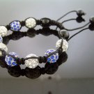 Unisex Big Bead CZ Shamballa Bracelet 12MM 8Inch