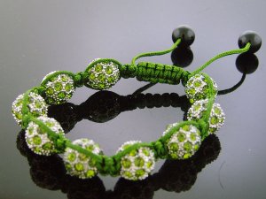 Unisex Big Bead CZ Shamballa Bracelet 12MM 8Inch
