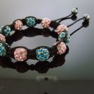 Unisex Big Bead CZ Shamballa Bracelet 12MM 8Inch