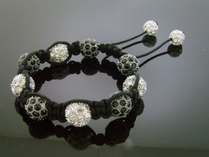 Unisex Big Bead CZ Shamballa Bracelet 12MM 8Inch