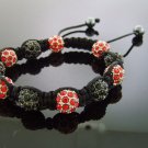 Unisex Big Bead CZ Shamballa Bracelet 12MM 8Inch