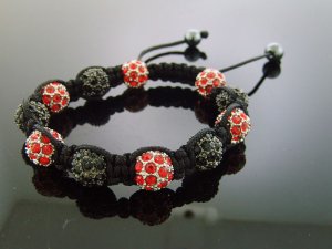 Unisex Big Bead CZ Shamballa Bracelet 12MM 8Inch