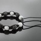 Unisex Big Bead CZ Shamballa Bracelet 12MM 8Inch