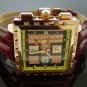 AQUA MASTER 40MM SQUARE 20 DIAMONDS ROSE GOLD SQUARE WATCH