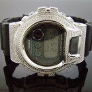 Casio G Shock 4.50Ct Full Case White 659 diamonds Watch