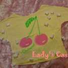 The pink cherry yellow tee