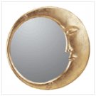 Gold Celestial Moon Wall Mirror